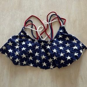 Red, White, & Blue bikini top